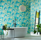 GRA50118W Venetian Sapphire Swirl Wallpaper by Ohpopsi