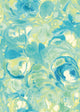 Venetian Sapphire Swirl Grafik Wallpaper by Ohpopsi
