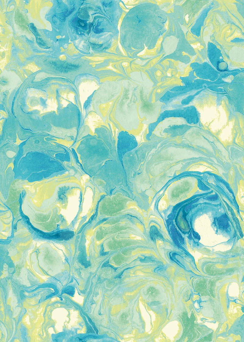 GRA50118W Venetian Sapphire Swirl Wallpaper by Ohpopsi