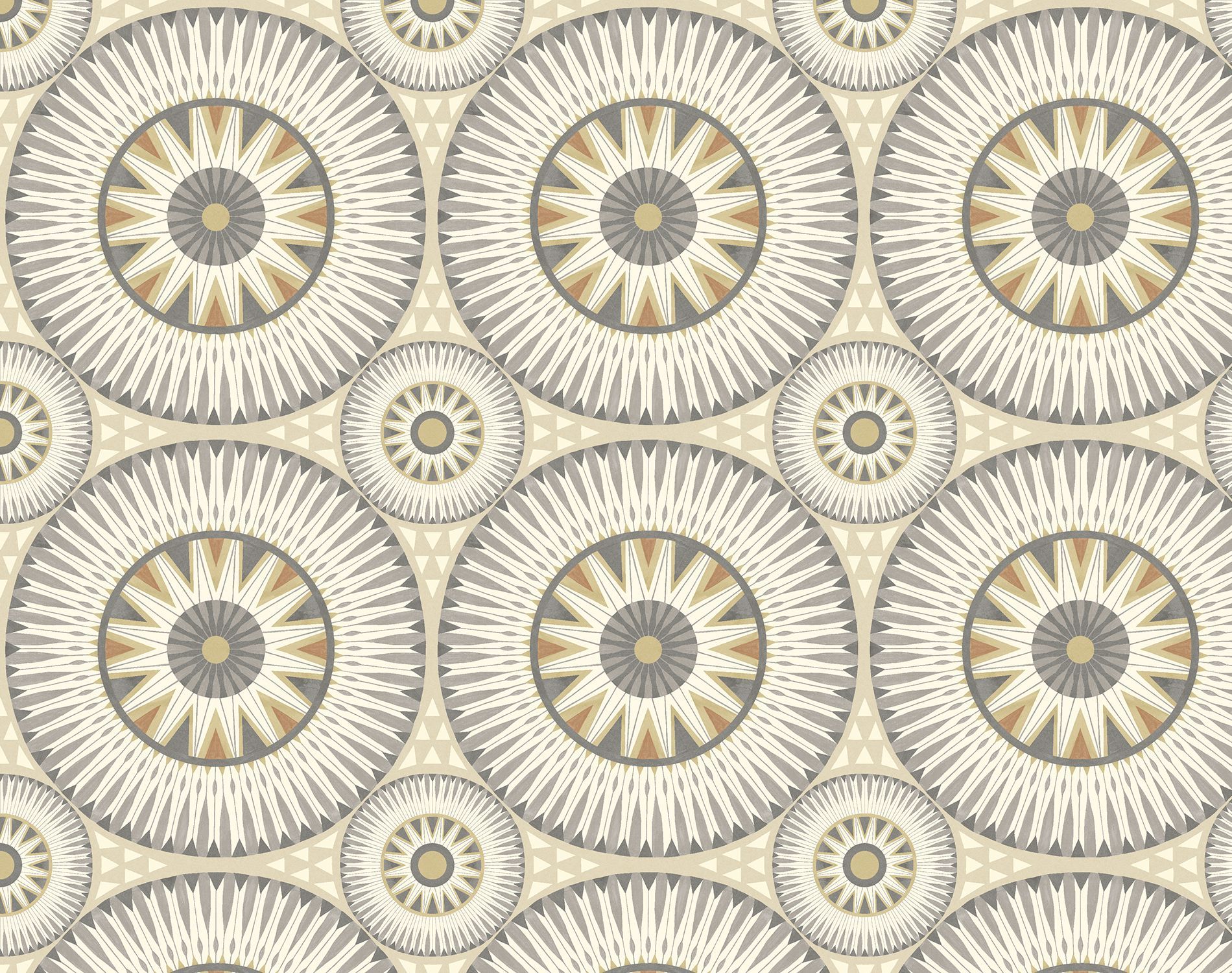 GRA50123W Large Ellipse Fossil Wallpaper by Ohpopsi