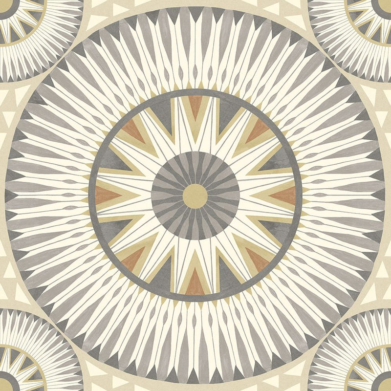 GRA50123W Large Ellipse Fossil Wallpaper by Ohpopsi