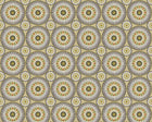 GRA50124W Large Ellipse Coffee & Olive Wallpaper by Ohpopsi