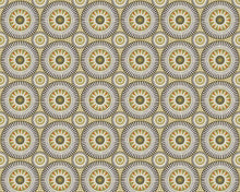 GRA50124W Large Ellipse Coffee & Olive Wallpaper by Ohpopsi