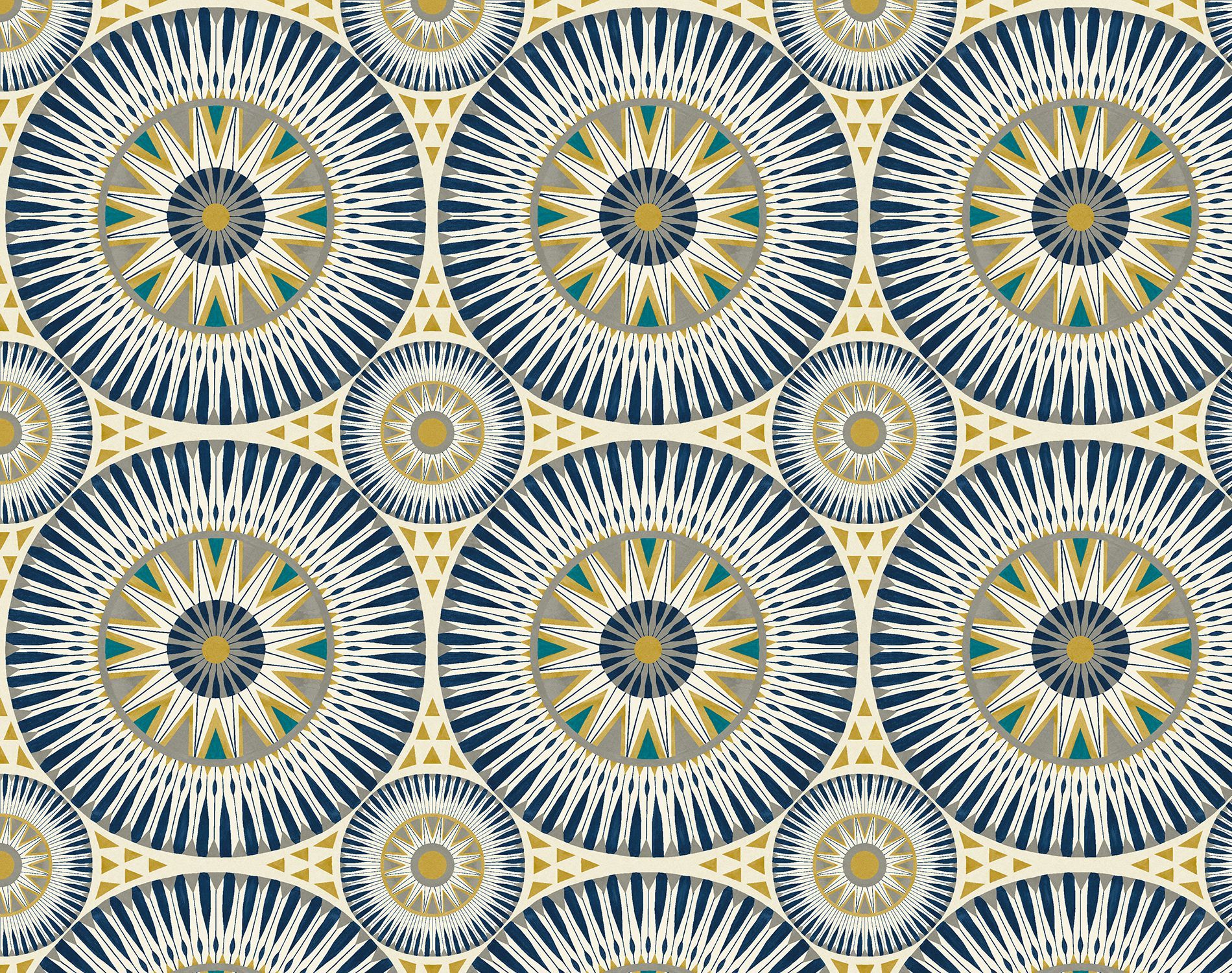 GRA50126W Large Ellipse Ink & Amber Wallpaper by Ohpopsi