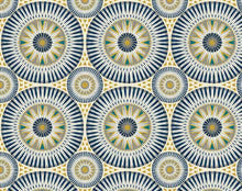 GRA50126W Large Ellipse Ink & Amber Wallpaper by Ohpopsi