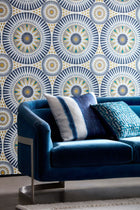 GRA50126W Large Ellipse Ink & Amber Wallpaper by Ohpopsi