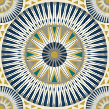 GRA50126W Large Ellipse Ink & Amber Wallpaper by Ohpopsi