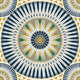 Large Ellipse Ink & Amber Grafik Wallpaper by Ohpopsi