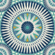 Large Ellipse Denim & Flax Grafik Wallpaper by Ohpopsi