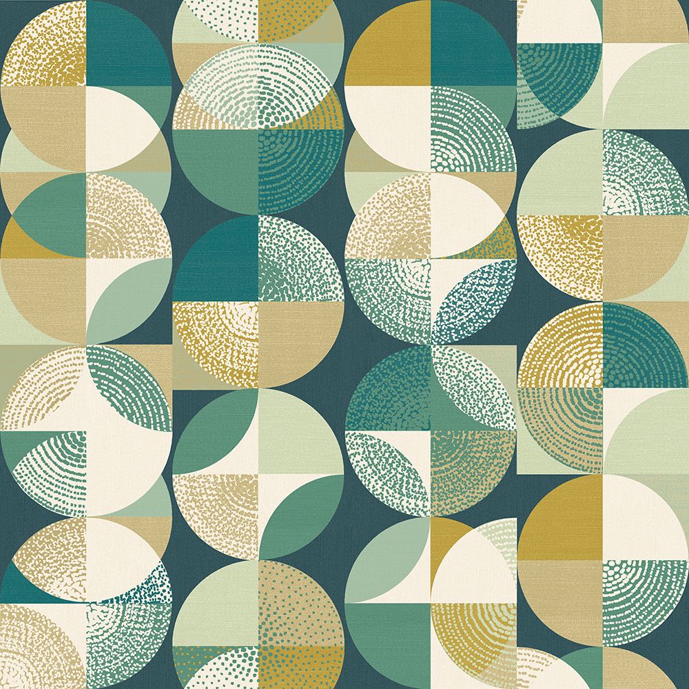 GRA50130W Orb Spruce Wallpaper by Ohpopsi