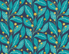 GRA50133W Berry Dot Ink & Azure Wallpaper by Ohpopsi
