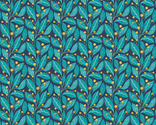 GRA50133W Berry Dot Ink & Azure Wallpaper by Ohpopsi