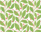 GRA50135W Berry Dot Pear & Peach Wallpaper by Ohpopsi