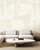 Graphic Art Blanc Moonlight 3 Mural by Caselio