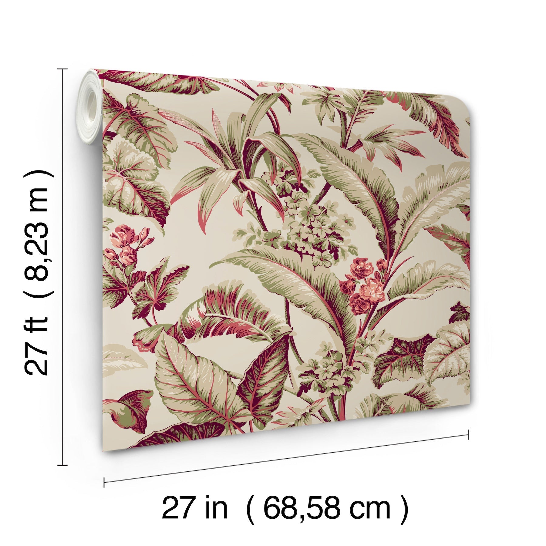 GT4501 Mystic Isle Taupe Classics Wallpaper by York Wallcoverings
