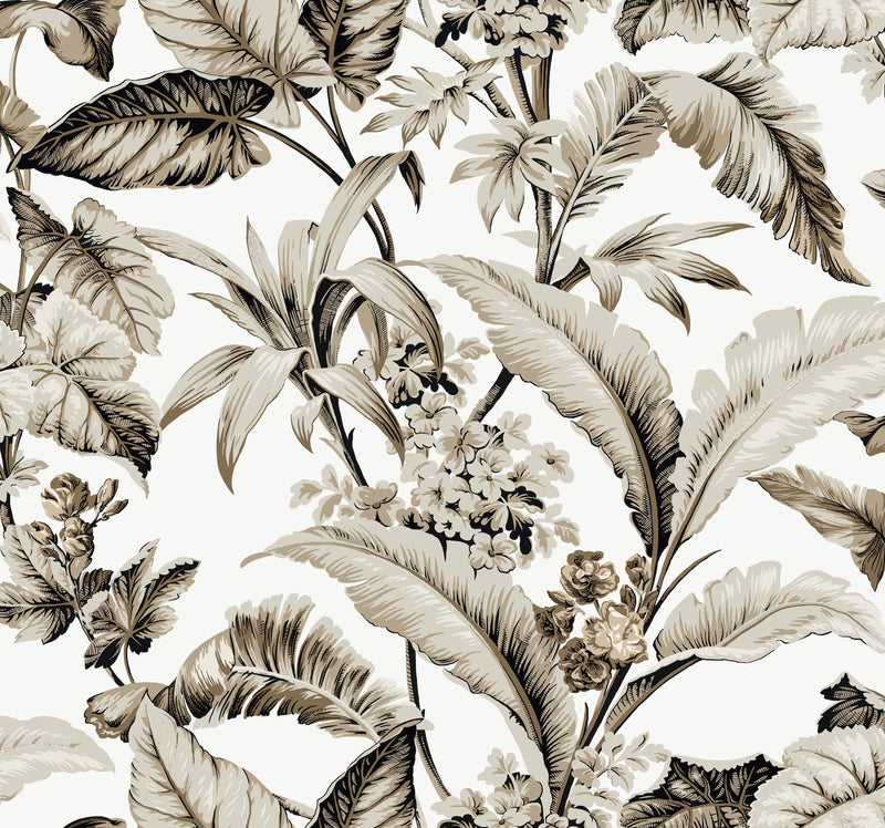 GT4503 Mystic Isle Neutral Classics Wallpaper by York Wallcoverings