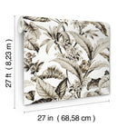GT4503 Mystic Isle Neutral Classics Wallpaper by York Wallcoverings