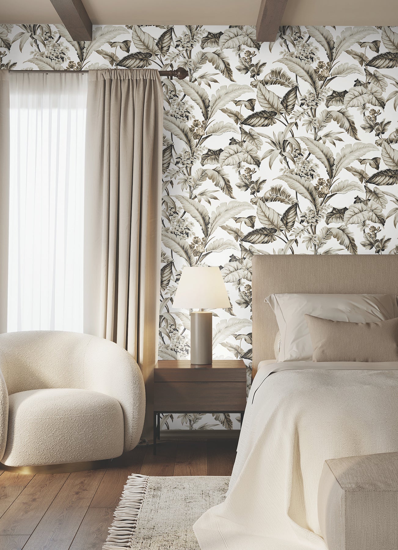 GT4503 Mystic Isle Neutral Classics Wallpaper by York Wallcoverings