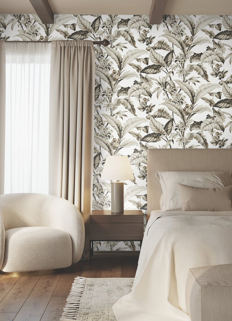 GT4503 Mystic Isle Neutral Classics Wallpaper by York Wallcoverings