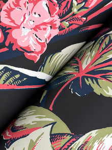 GT4504 Mystic Isle Black Classics Wallpaper by York Wallcoverings