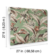 GT4505 Mystic Isle Green Classics Wallpaper by York Wallcoverings