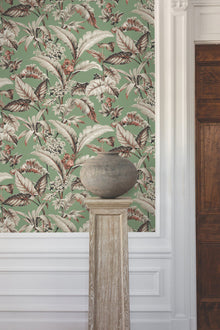 GT4505 Mystic Isle Green Classics Wallpaper by York Wallcoverings