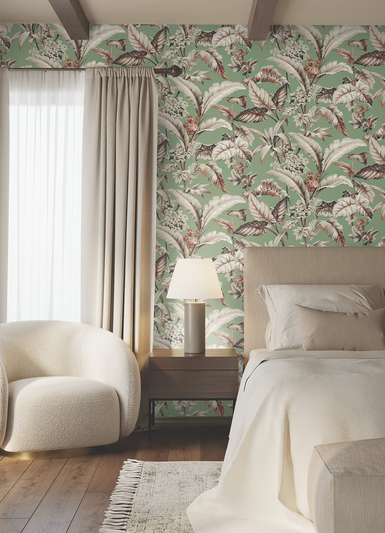 GT4505 Mystic Isle Green Classics Wallpaper by York Wallcoverings