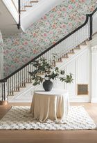 GT4512 Marguerite Vine Blue Classics Wallpaper by York Wallcoverings