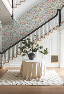 GT4512 Marguerite Vine Blue Classics Wallpaper by York Wallcoverings