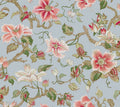 Marguerite Vine Blue Classics Wallpaper by York Wallcoverings