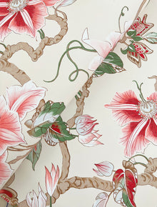 GT4513 Marguerite Vine Cream Classics Wallpaper by York Wallcoverings
