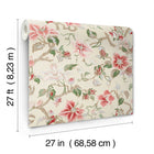 GT4513 Marguerite Vine Cream Classics Wallpaper by York Wallcoverings