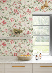 GT4513 Marguerite Vine Cream Classics Wallpaper by York Wallcoverings