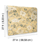 GT4515 Marguerite Vine Yellow Classics Wallpaper by York Wallcoverings