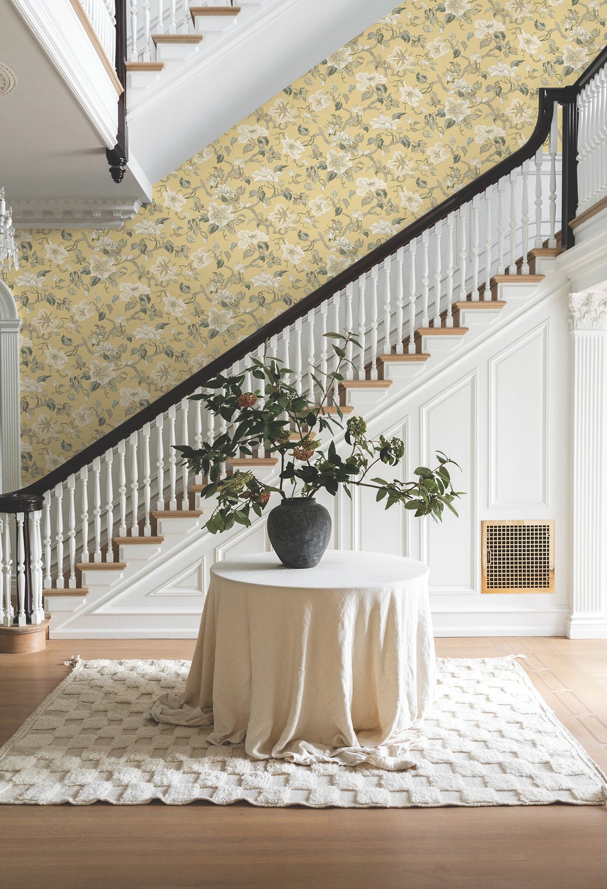 GT4515 Marguerite Vine Yellow Classics Wallpaper by York Wallcoverings