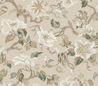 GT4516 Marguerite Vine Taupe Classics Wallpaper by York Wallcoverings