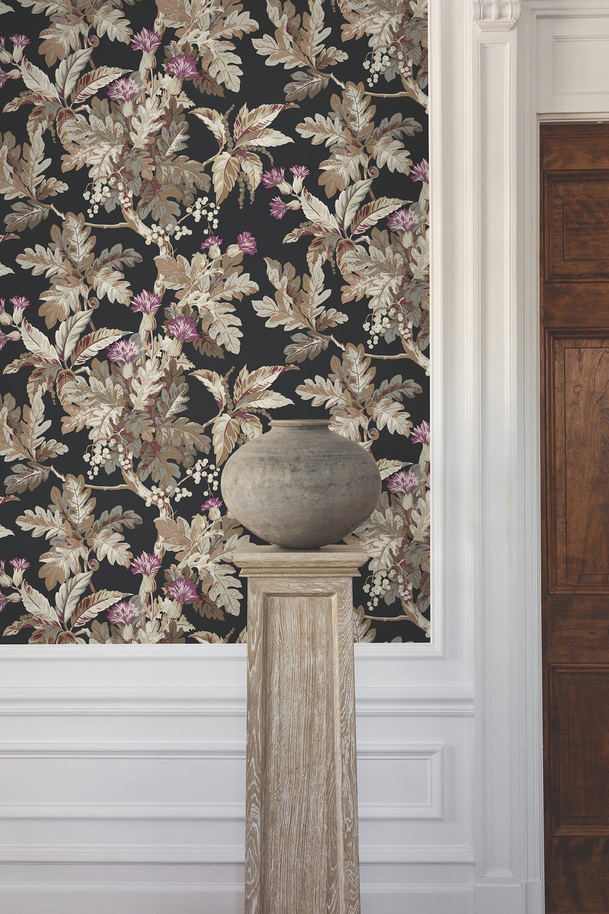 GT4521 Briarwood Black Classics Wallpaper by York Wallcoverings