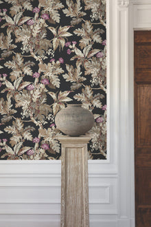 GT4521 Briarwood Black Classics Wallpaper by York Wallcoverings