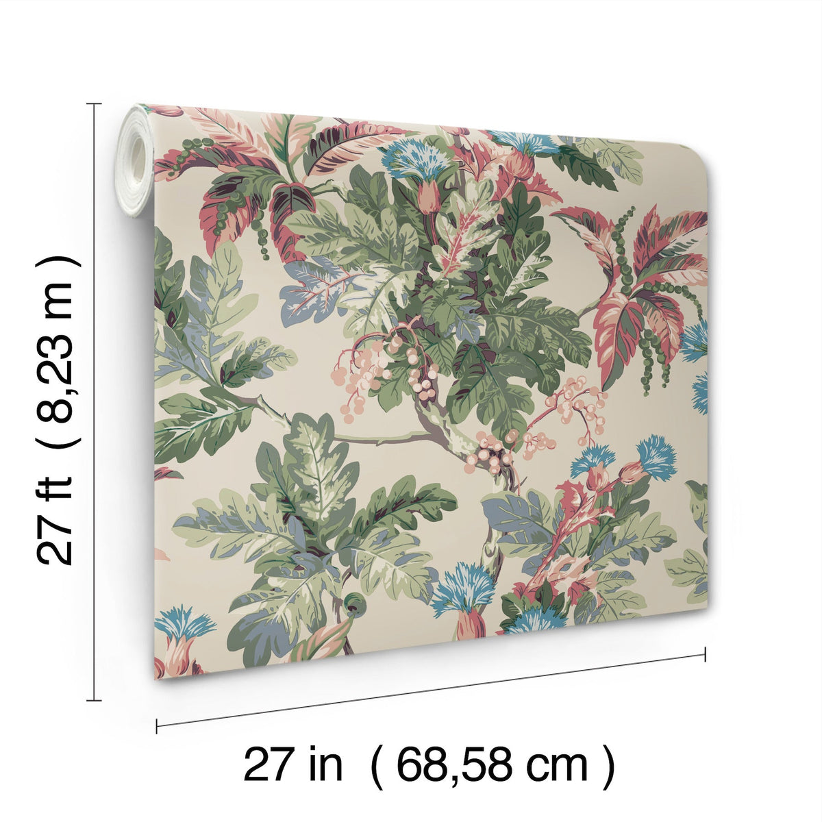 GT4522 Briarwood Taupe Classics Wallpaper by York Wallcoverings