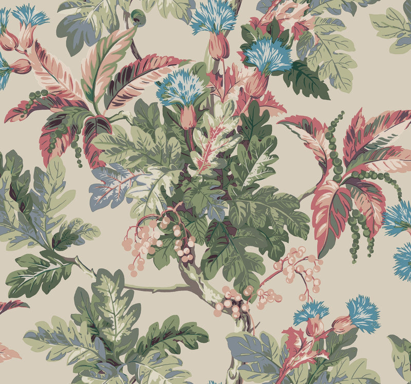 GT4522 Briarwood Taupe Classics Wallpaper by York Wallcoverings