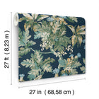 GT4523 Briarwood Navy Classics Wallpaper by York Wallcoverings