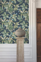 GT4523 Briarwood Navy Classics Wallpaper by York Wallcoverings