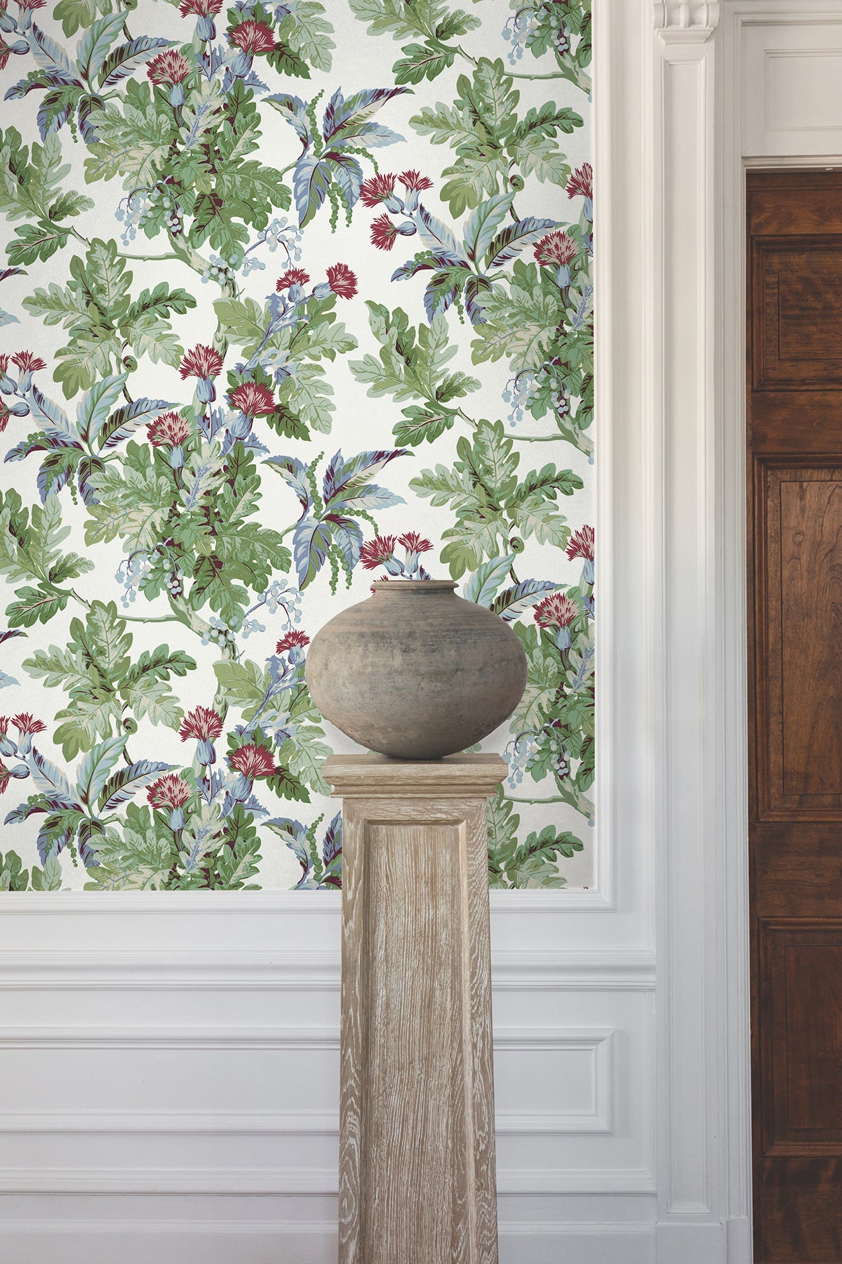 GT4524 Briarwood White Classics Wallpaper by York Wallcoverings