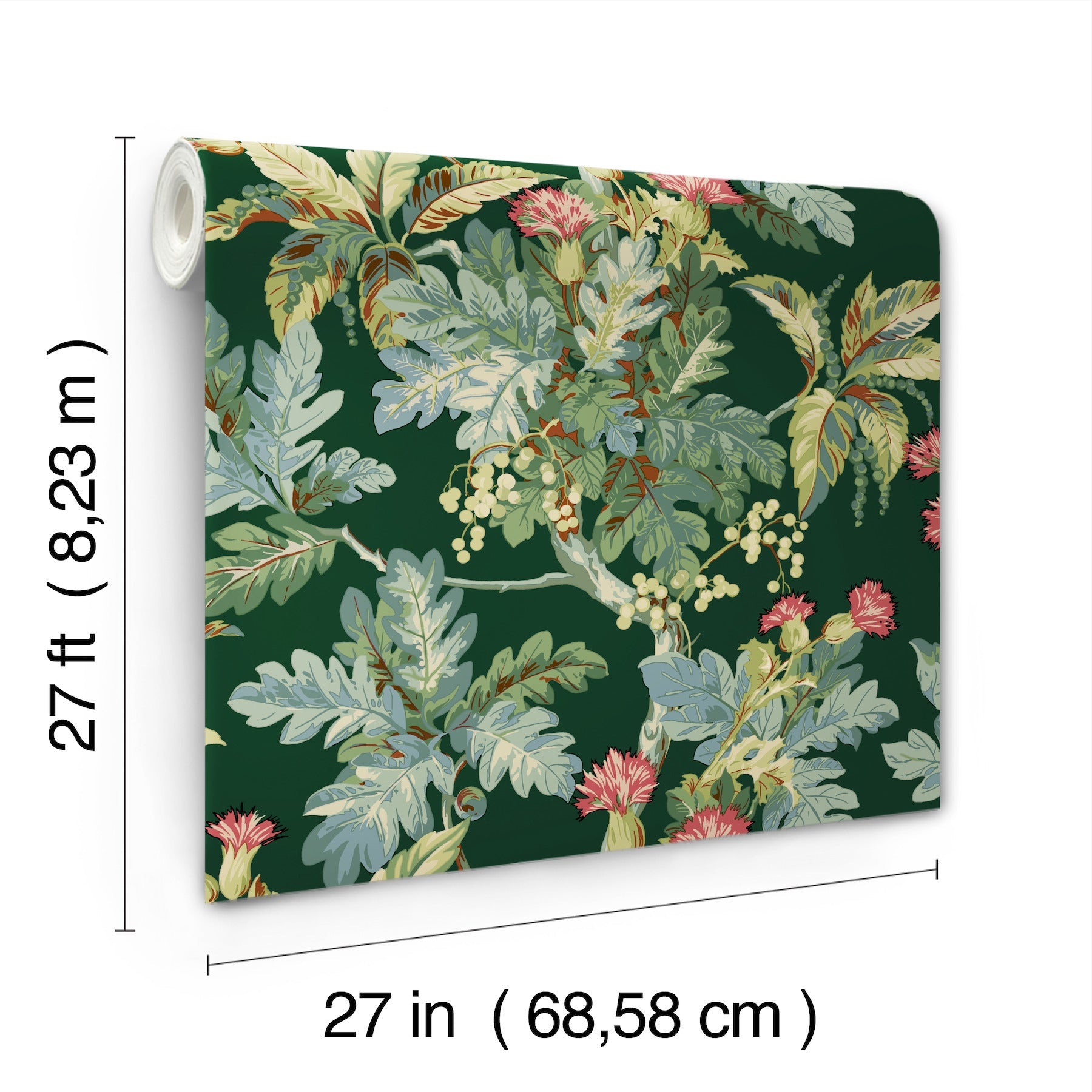 GT4525 Briarwood Green Classics Wallpaper by York Wallcoverings