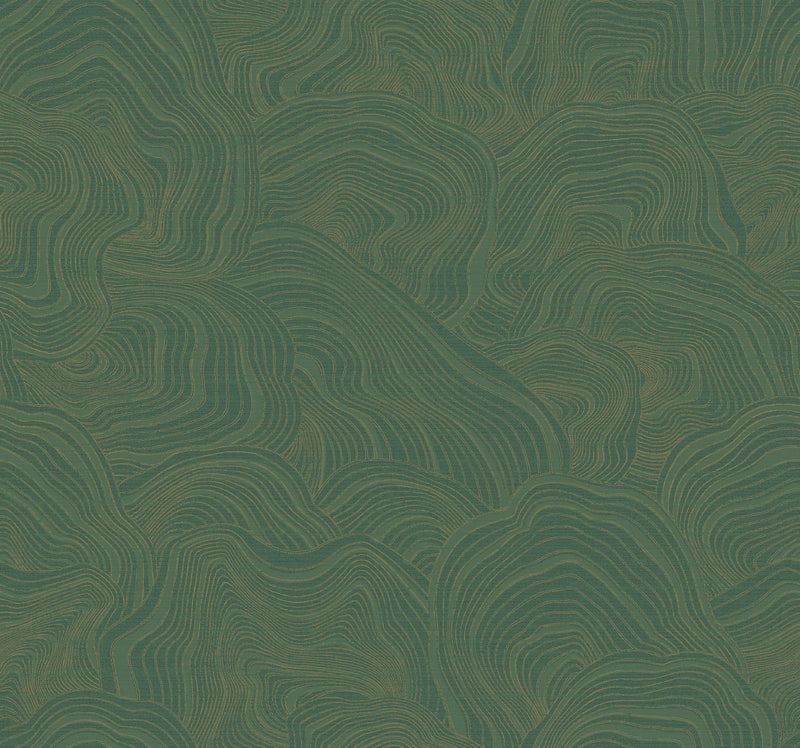GT4528 Geodes Green Classics Wallpaper by York Wallcoverings
