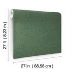 GT4528 Geodes Green Classics Wallpaper by York Wallcoverings