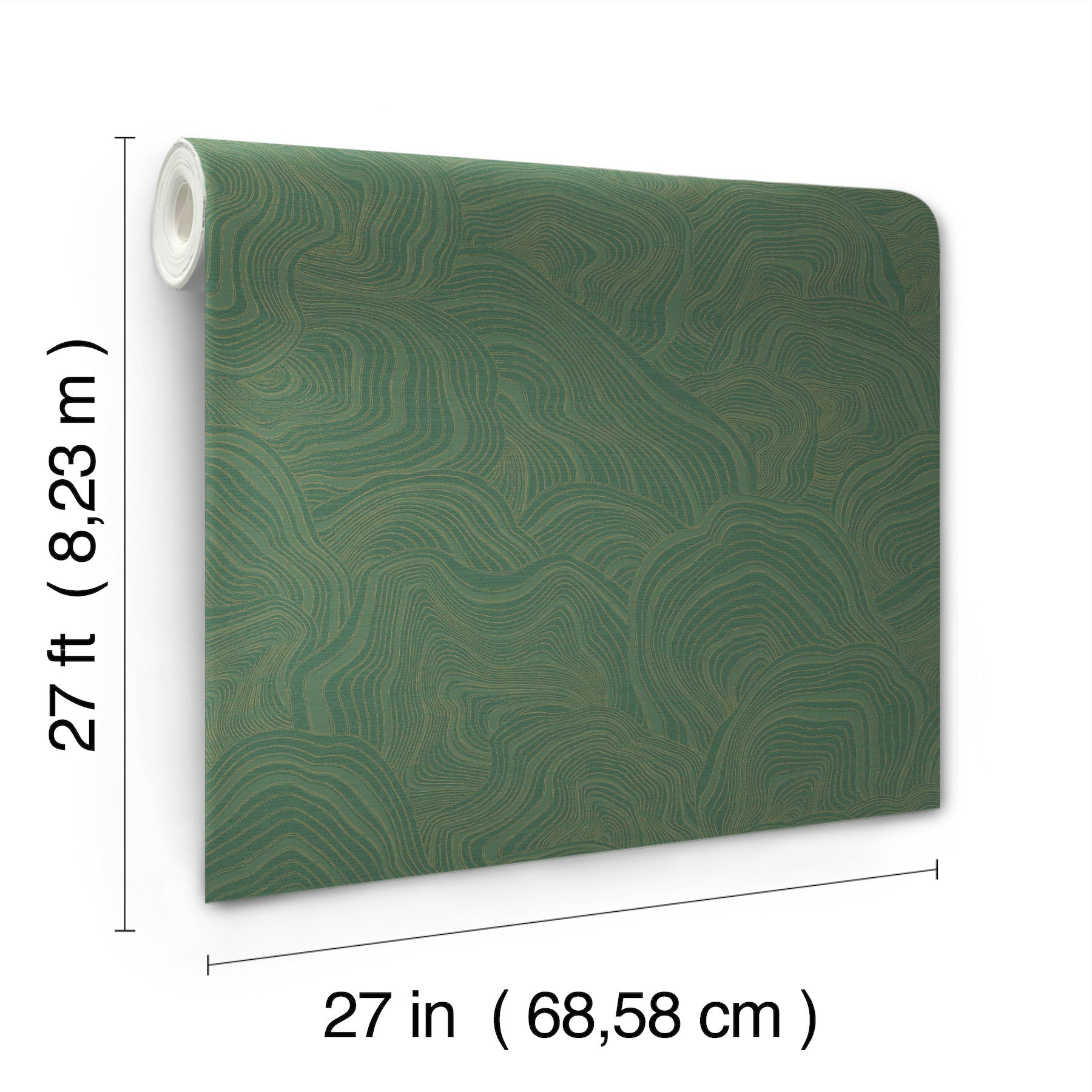 GT4528 Geodes Green Classics Wallpaper by York Wallcoverings