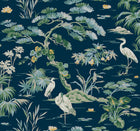 GT4531 Bridgewater Navy Classics Wallpaper by York Wallcoverings