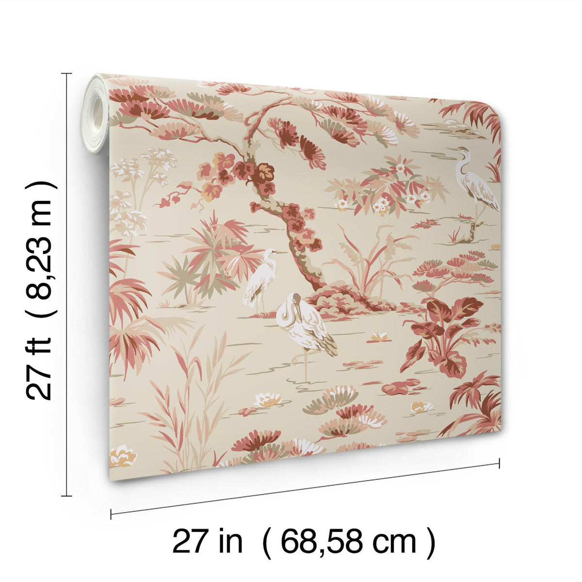 GT4532 Bridgewater Coral Classics Wallpaper by York Wallcoverings