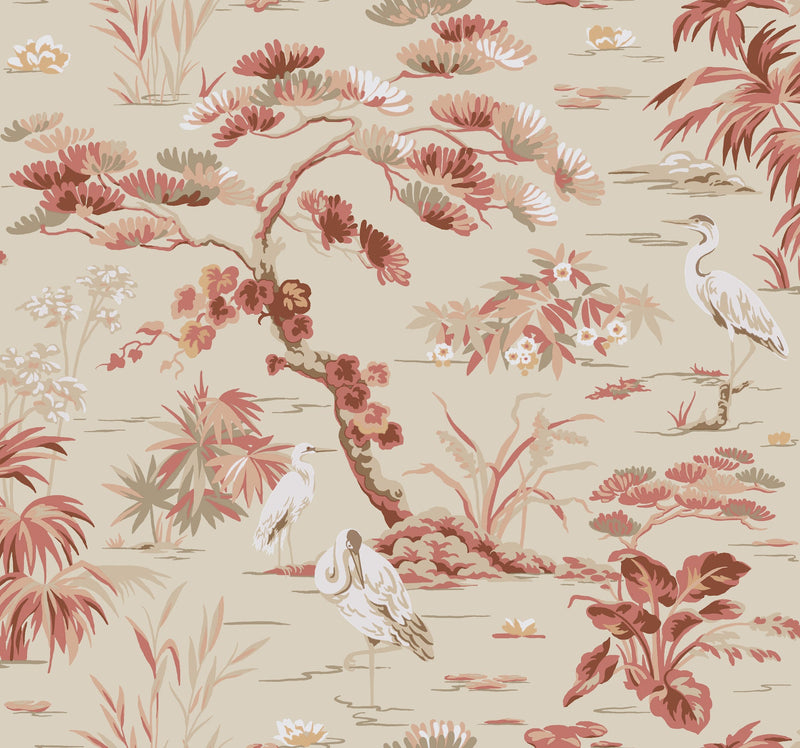 GT4532 Bridgewater Coral Classics Wallpaper by York Wallcoverings